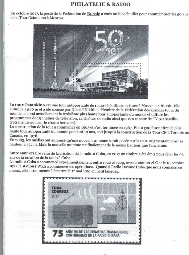 Philatélie Radio
